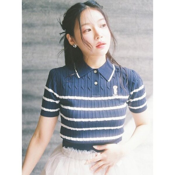 WEB限定カラー】サングラスLily Bearポロニットプルオーバー | リリー