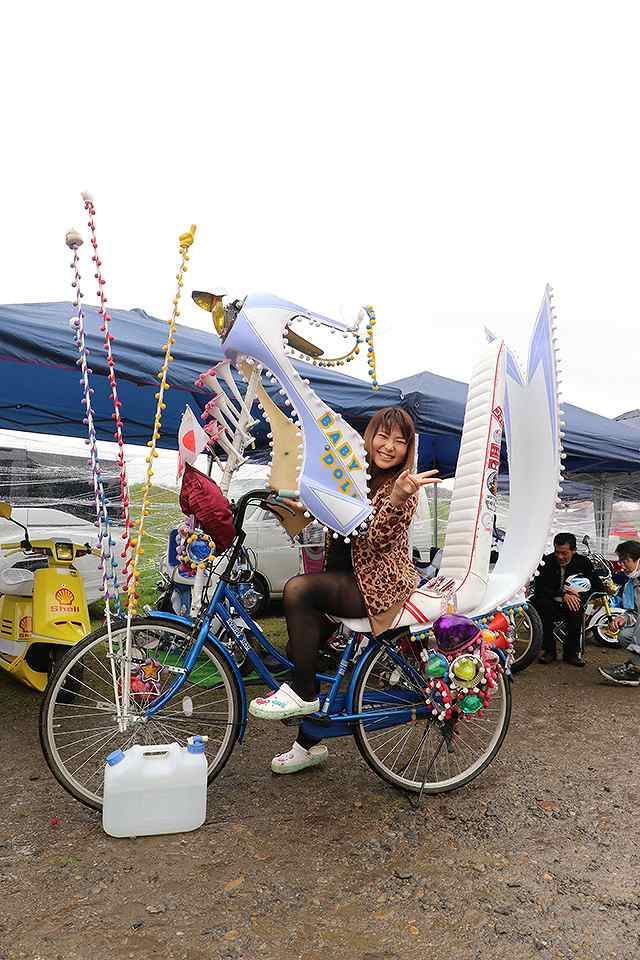 世紀末 デコチャリ 自転車 ジャンクスタイル 改チャリ カスタム