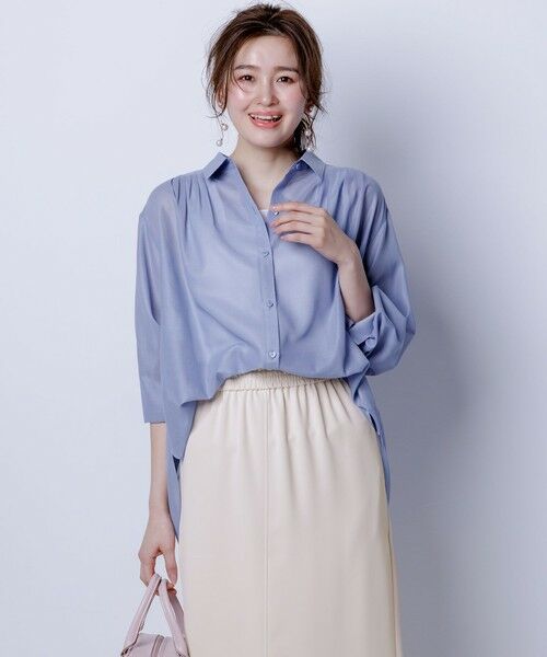 セール】 【洗える】シアーコンビスクエアネック タンクトップ