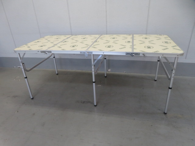 コールマンColeman 四つ折りテーブル8 170-5540 高さ調節可能①