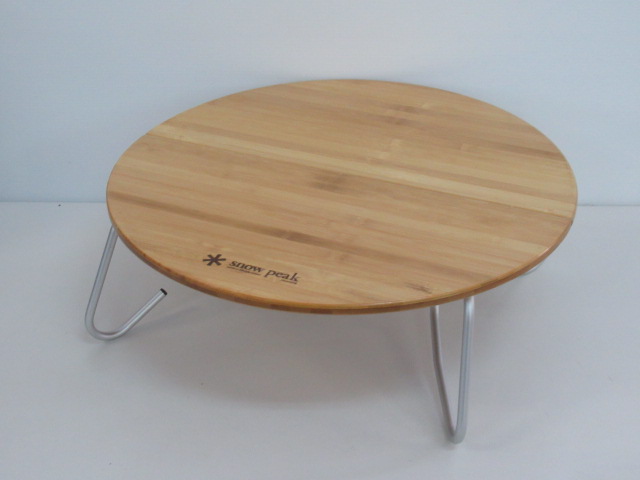 peak ワンアクションちゃぶ台S 中古美品 ワンアクションちゃぶ台竹 S