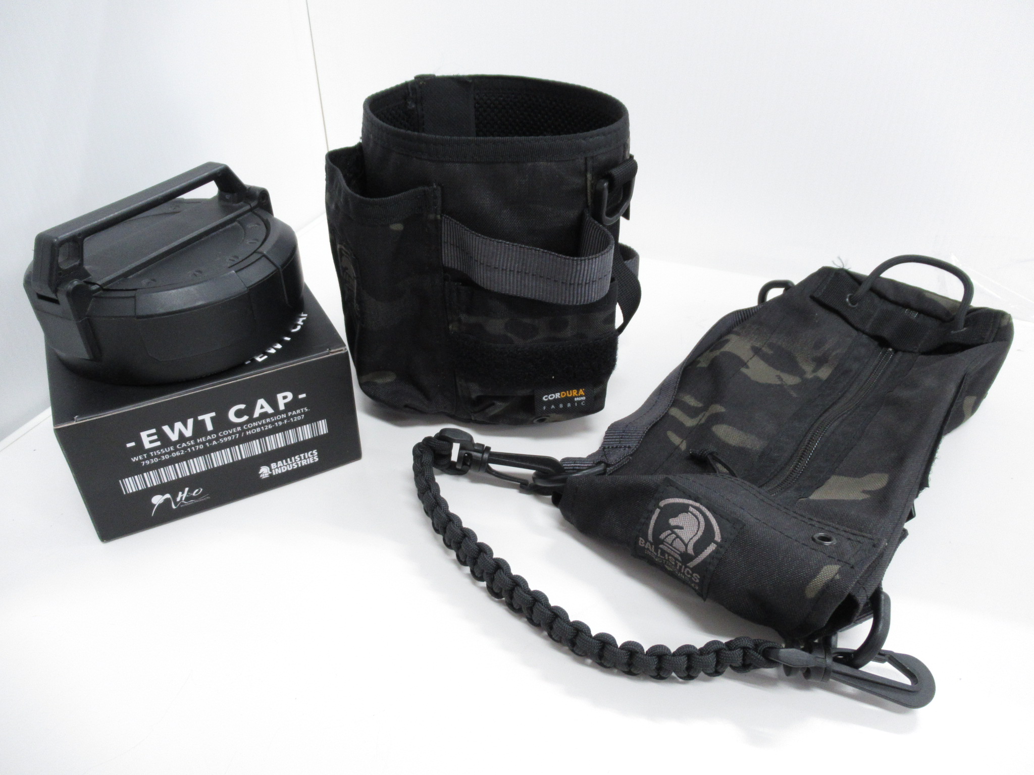 バリスティクス EWTキャップ EWTカバー パラコード マルチカムブラック