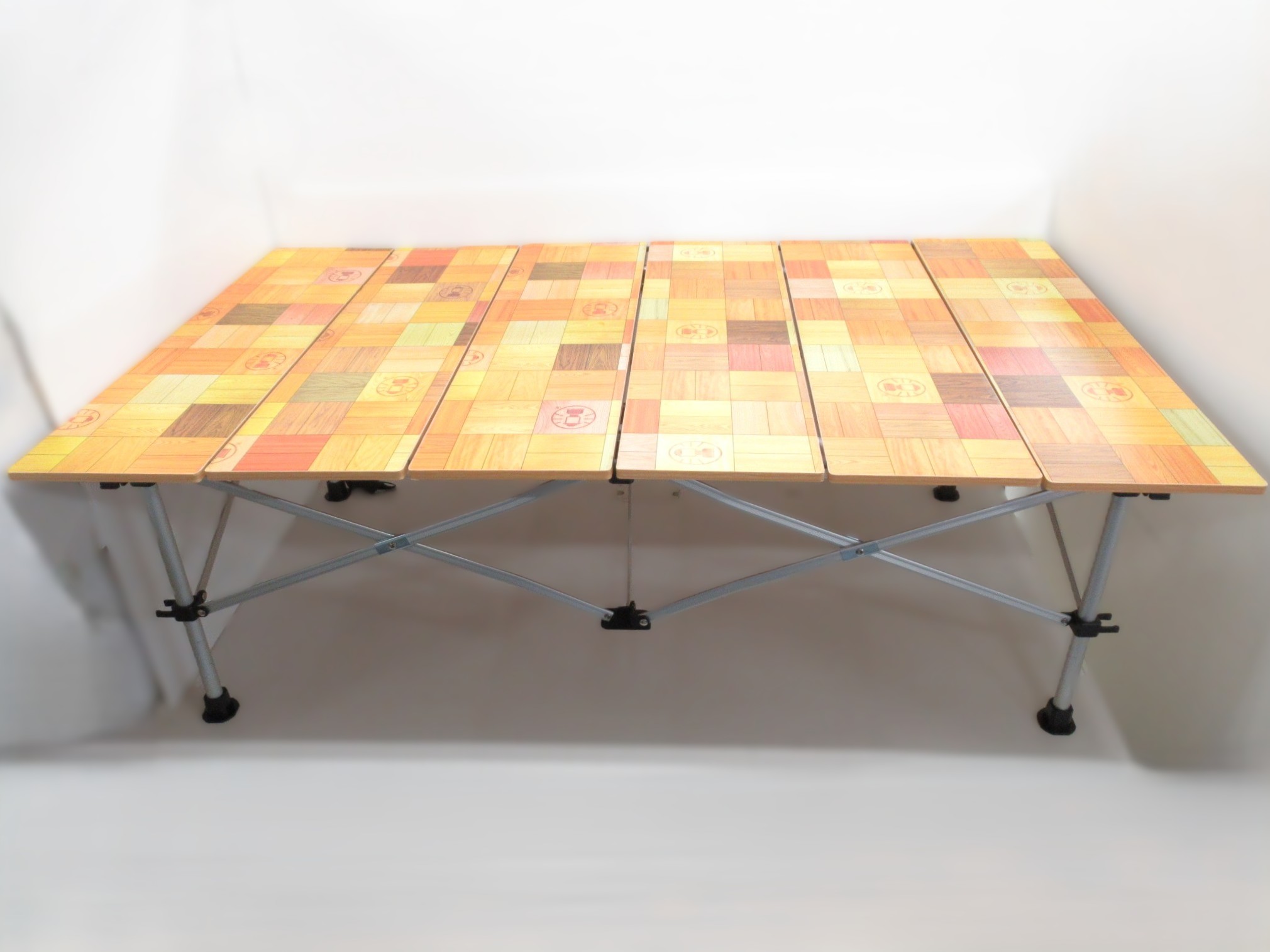 Coleman コールマン ナチュラルモザイク ロールテーブル 120 廃盤品