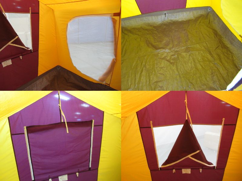 FIELDCHAMP タープ付ロッジ型テント | アウトドア用品・アウトドア