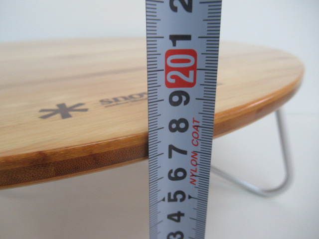 ワンアクションちゃぶ台竹 S LV-070T | アウトドア用品・アウトドア