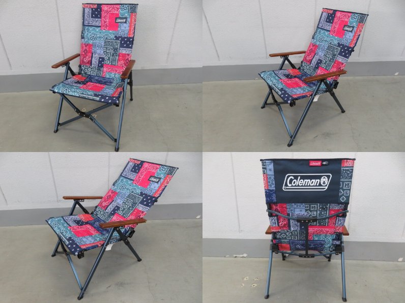 BEAMS&Coleman＊コラボチェア＊コンパクトチェア＊バンダナ柄 ビームス