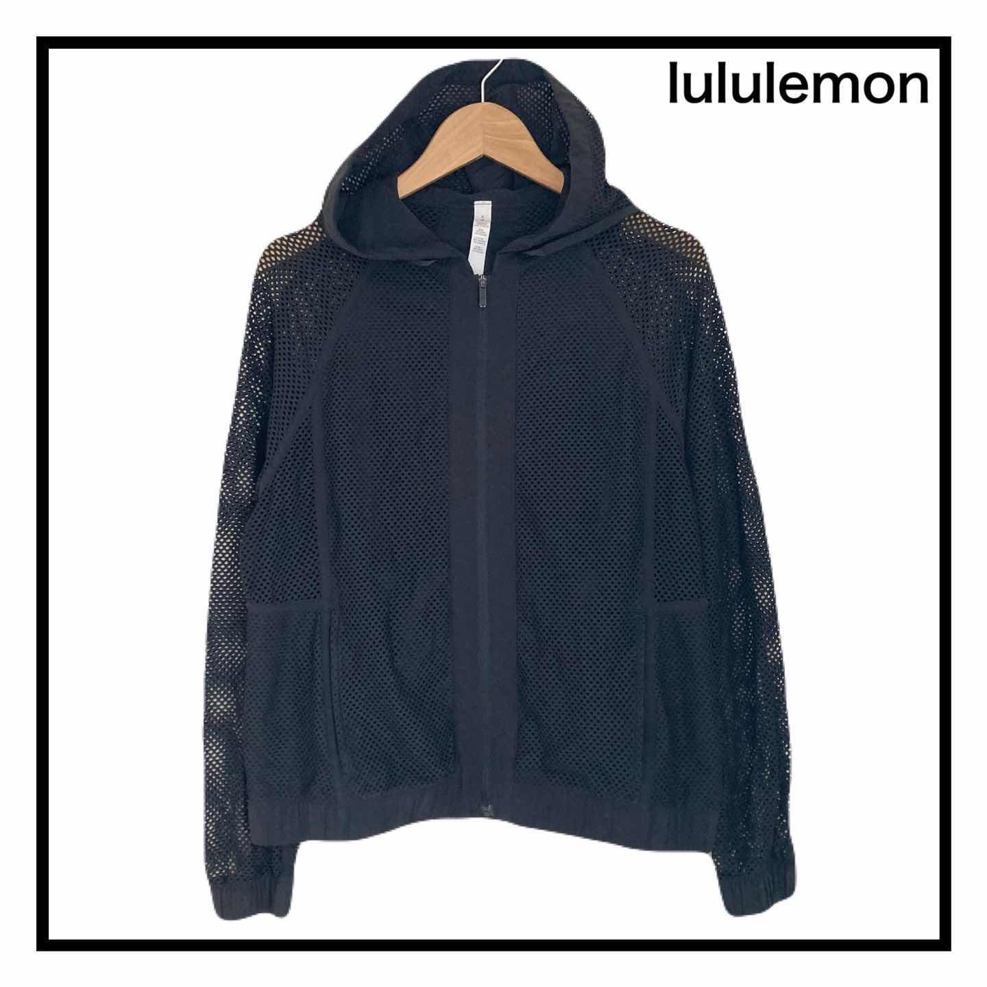 レア】ルルレモン ハーフジップトレーナー ブルー レアルルレモン