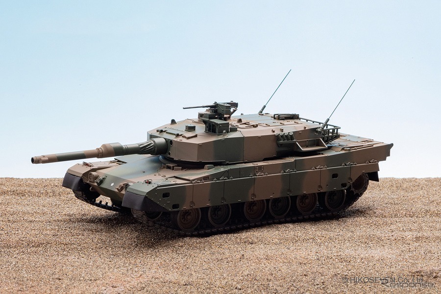 北の大地を守る「陸上自衛隊90式戦車」、1/43スケールでリアルに再現