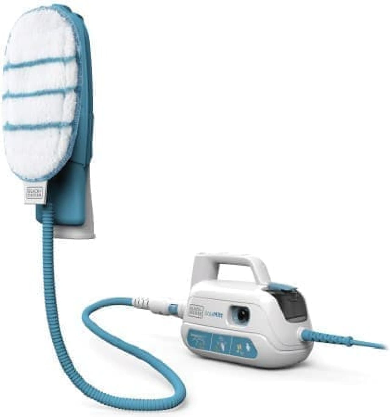 ブラック・アンド・デッカー」から手にはめて使うスチームクリーナー