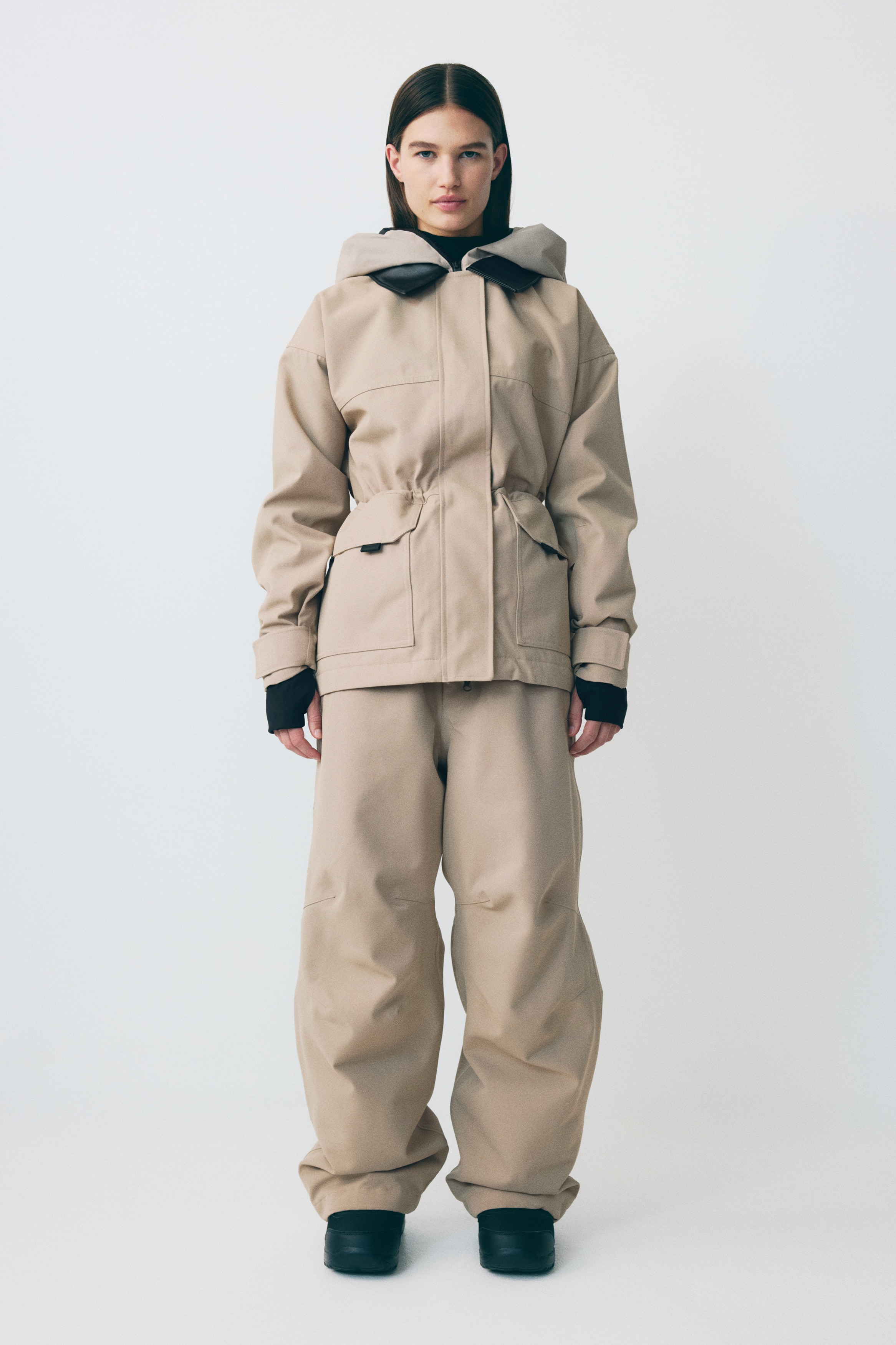 襟付きスキージャケット ThermoMove™ - ベージュ - レディース | H&M JP