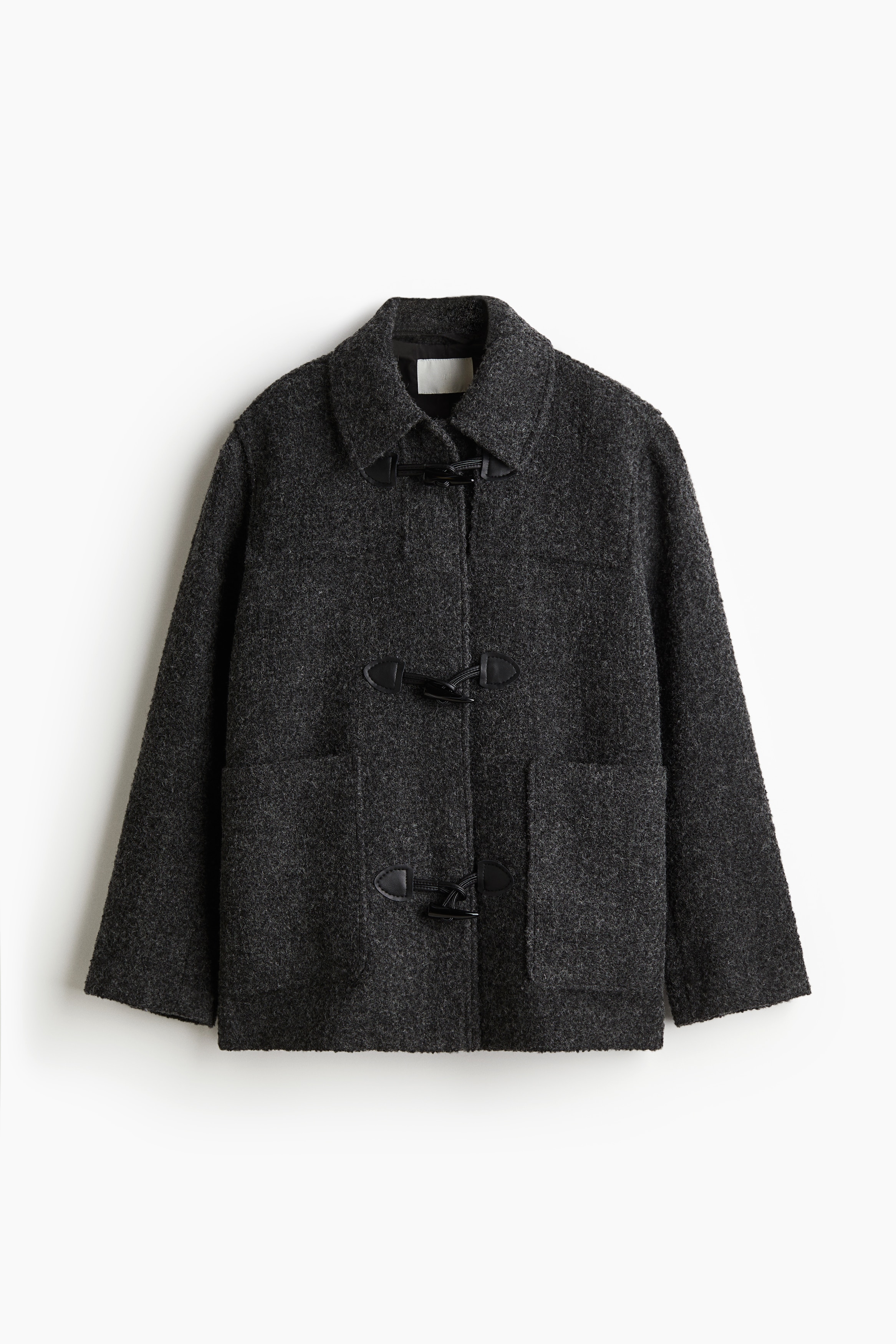 Duffle Jacket - Dark gray melange - Ladies | H&M US