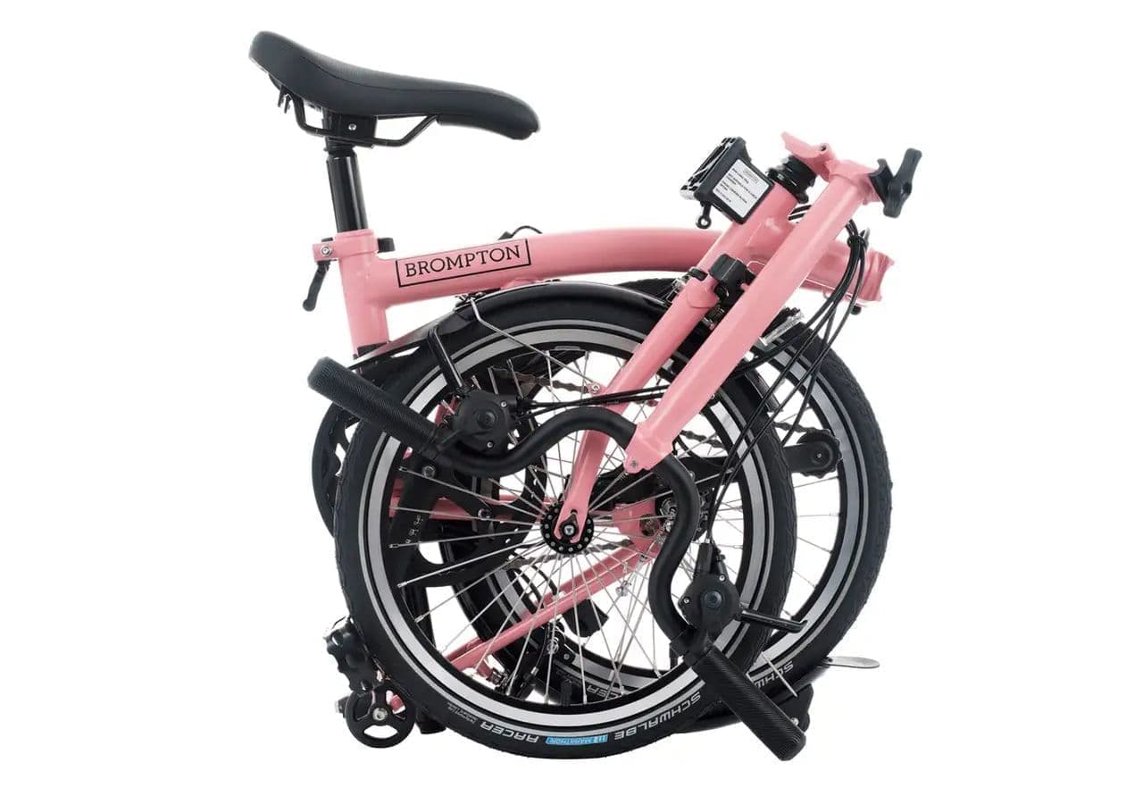ブロンプトン 折りたたみ自転車「C Line」12速モデル！新色フラミンゴ