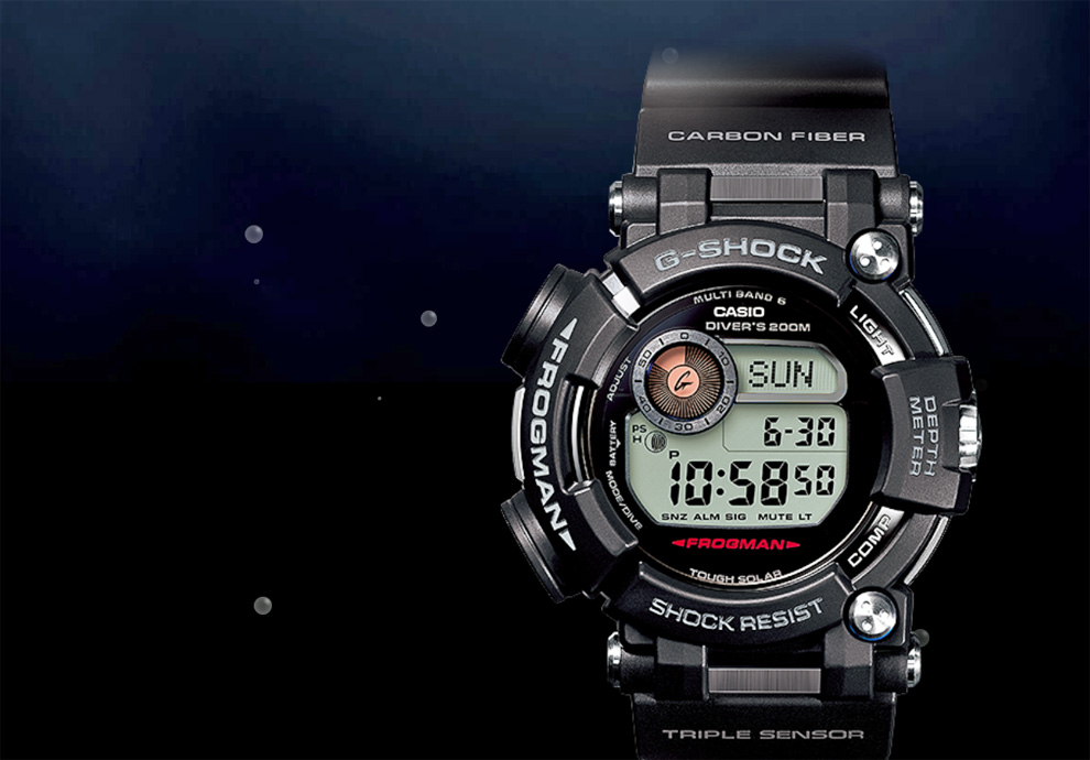 7年ぶり登場したG-SHOCK「FROGMAN」は、どう進化したのか：カシオの