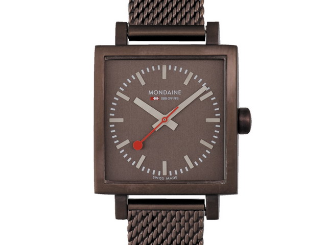 モンディーン初のチョコレートブラウンウォッチ「EVO スクエア