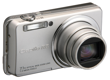 顔認識を新搭載、“クラス最薄”デジカメ「Caplio R6」 - ITmedia NEWS