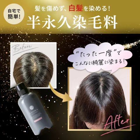 タメせる！ECH「KAMIKA白髪染めカラートリートメント ローズブラウン×2個」