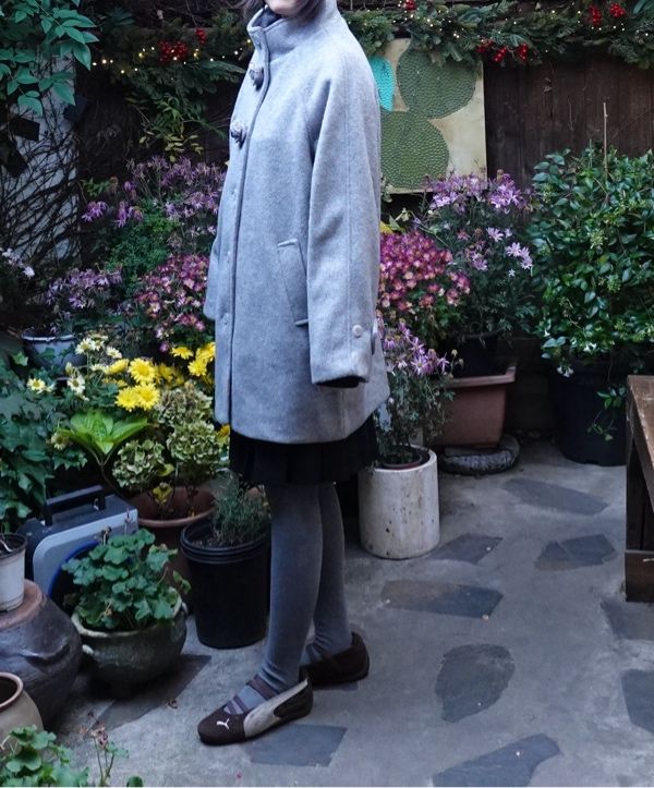 MUSINSA公式 | ILLIGO フレールハーフコート グレー