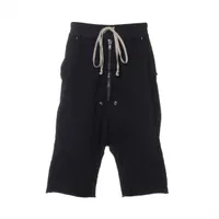 リックオウエンス 24AW コットン ショートパンツ I46 メンズ ブラック
