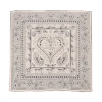 エルメス カレジェアン スカーフ カシミヤ×シルク カレジェアン CHEVAL