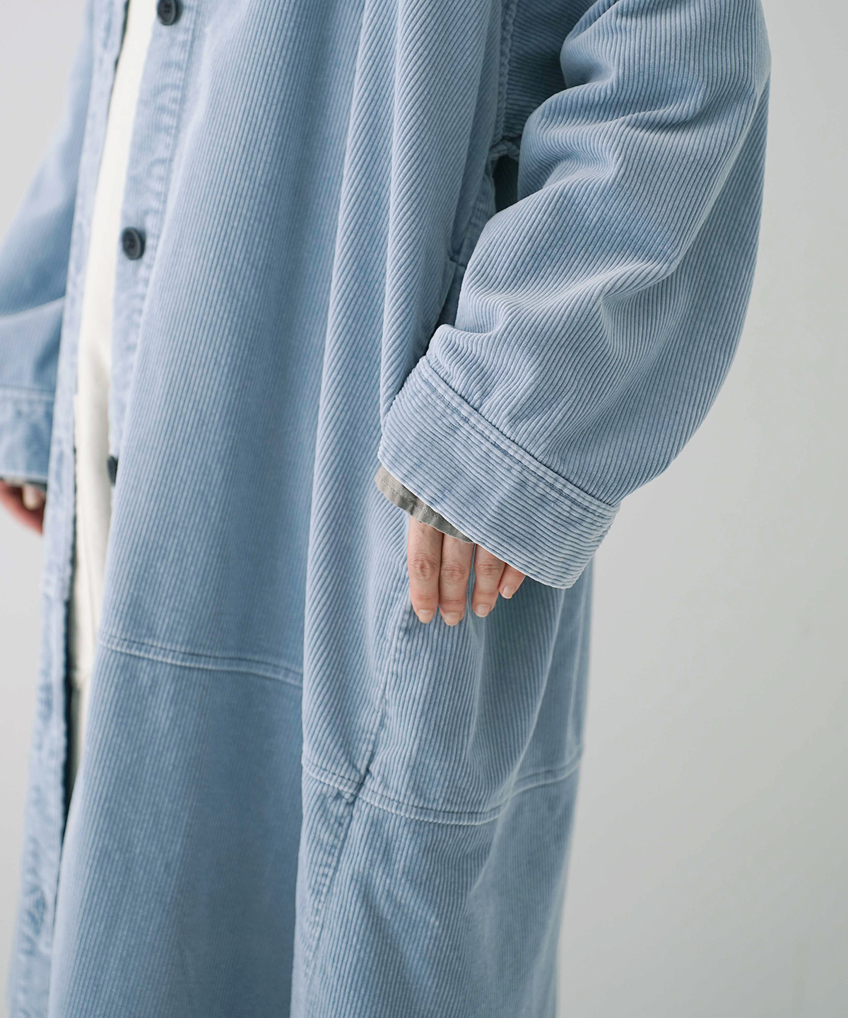 ピグメントダイコーデュロイコート｜nest Robe / CONFECT ONLINE SHOP