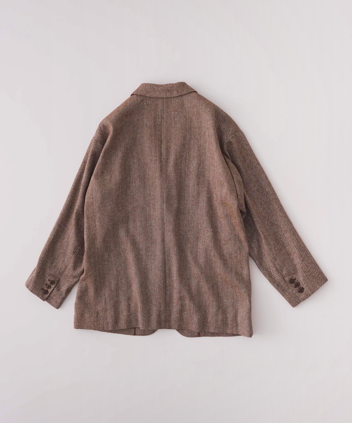 nest Robeウールヘリンボンピークドラペルコート最終値下げ！nest Robe