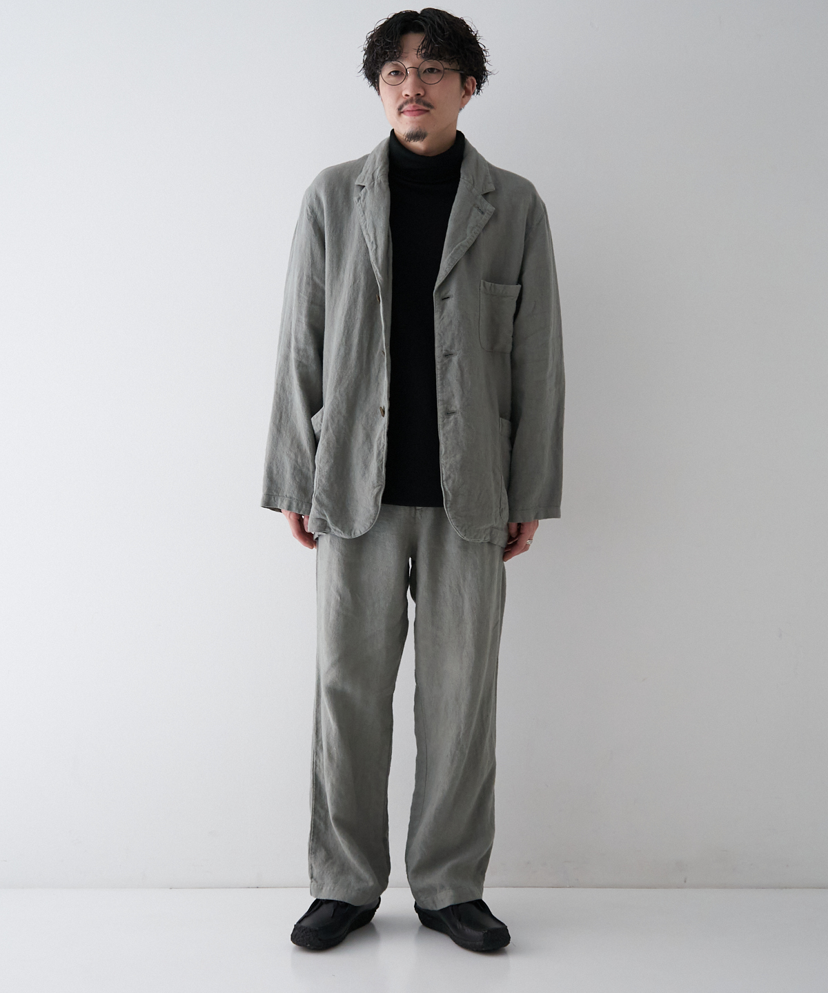 起毛リネン サックジャケット｜nest Robe / CONFECT ONLINE SHOP