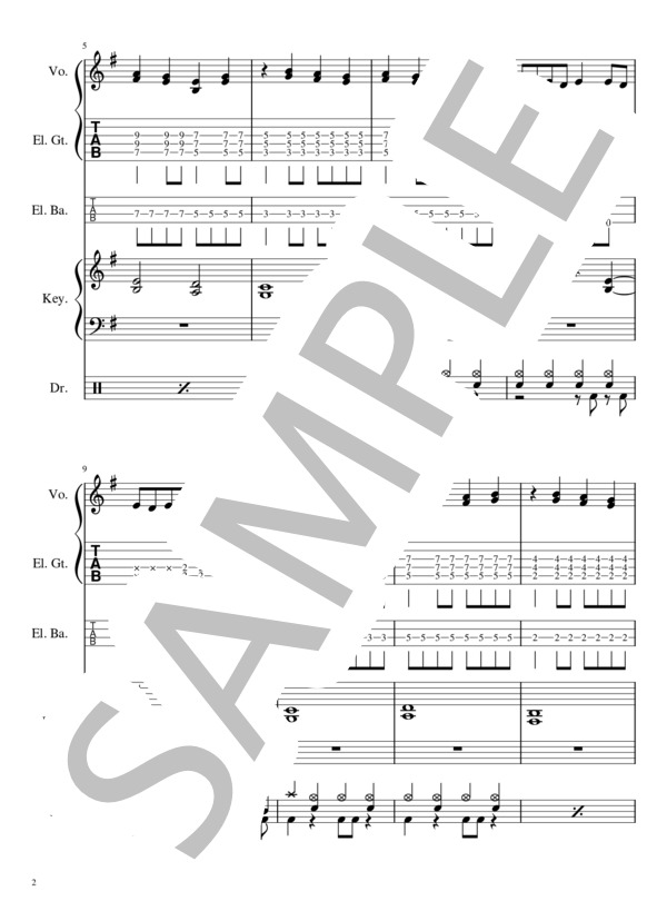 楽譜】Don't say “lazy” / 前澤 寛之 (バンドスコア / 初級