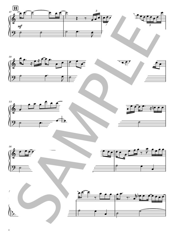 楽譜】ニットの帽子 / Official髭男dism (ピアノソロ / 初級