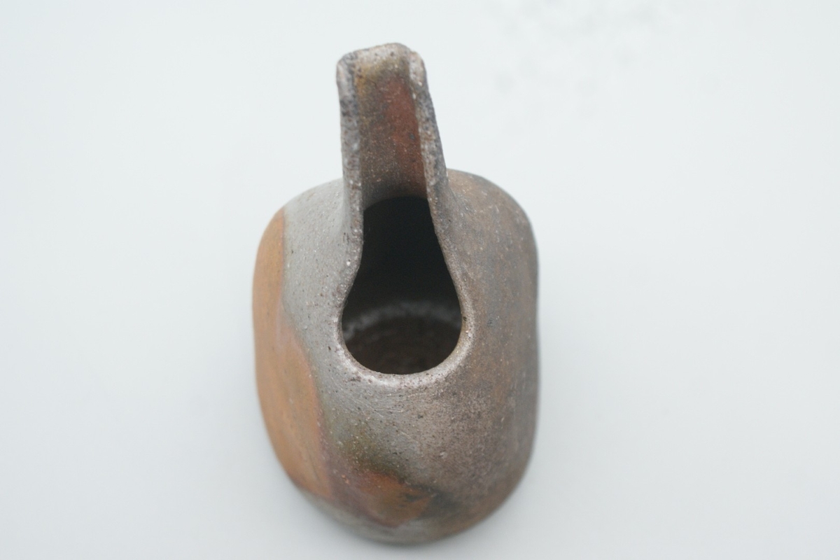 備前焼 耳付花入 久郷 剛司 備前焼 耳付花入 久郷 剛司