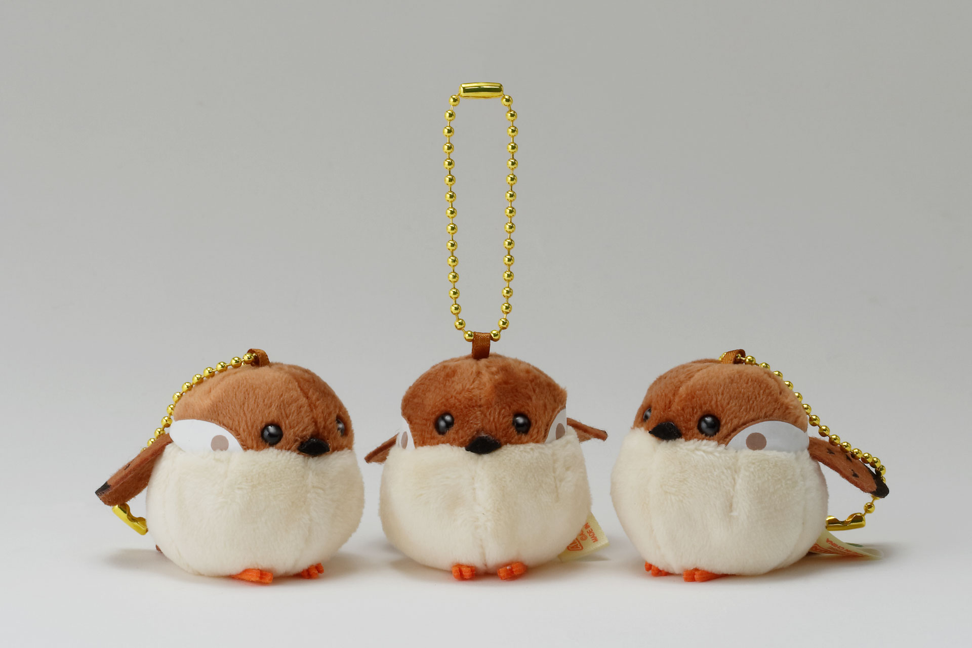 スズメのぬいぐるみ（ボールチェーン付） | 生物園オンラインショップ