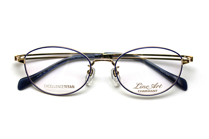 シャルマン ラインアート XL 1656-50-BL ブルー | メガネのヒラタ