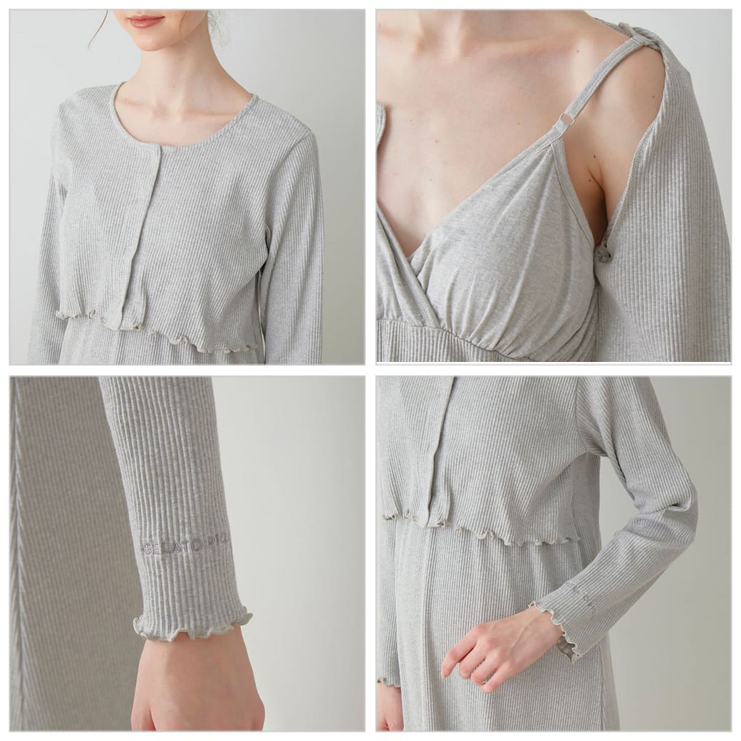 楽天市場】gelato pique ジェラートピケ マタニティリブワンピース