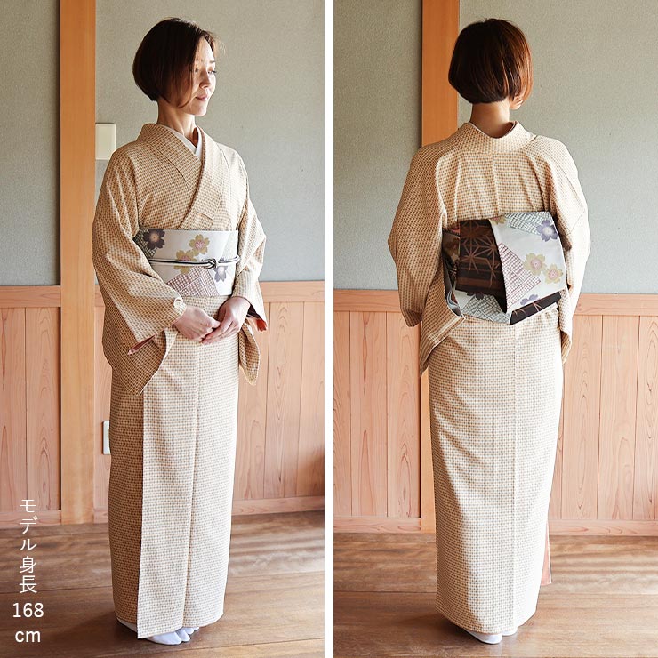 楽天市場】[洗える着物 大人のモダン小紋] 東レ素材 アーガイル きもの