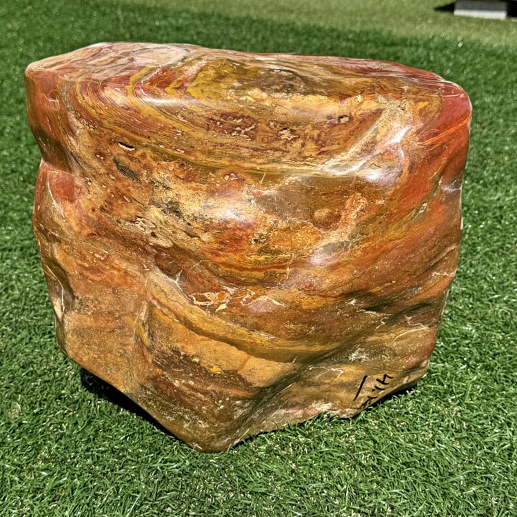 楽天市場】羽茂五色石 磨き 景石 鑑賞石 新潟 水石 希少