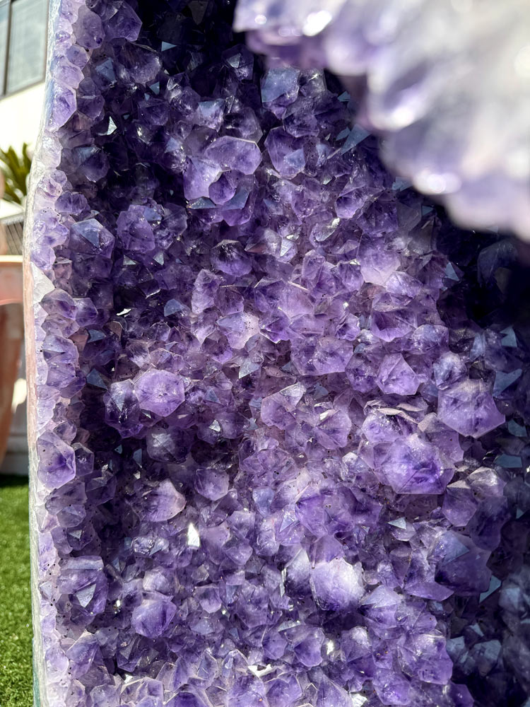 リ*ガ様 天然石 アメジストドーム 産地不明 約50-60kg紫水晶 引取り限