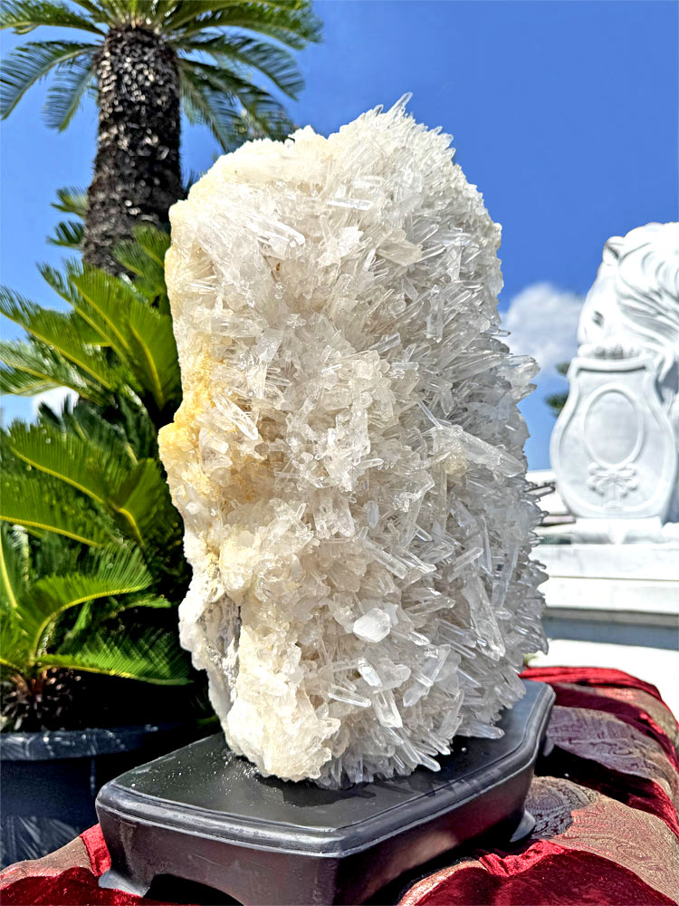 天然水晶クラスター 約56.4kg クリスタル 【商品番号：m-sk010-1】