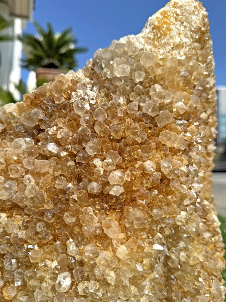 楽天市場】天然 黄金 水晶 クラスター 約37.1kg 高さ約39cm 送料無料