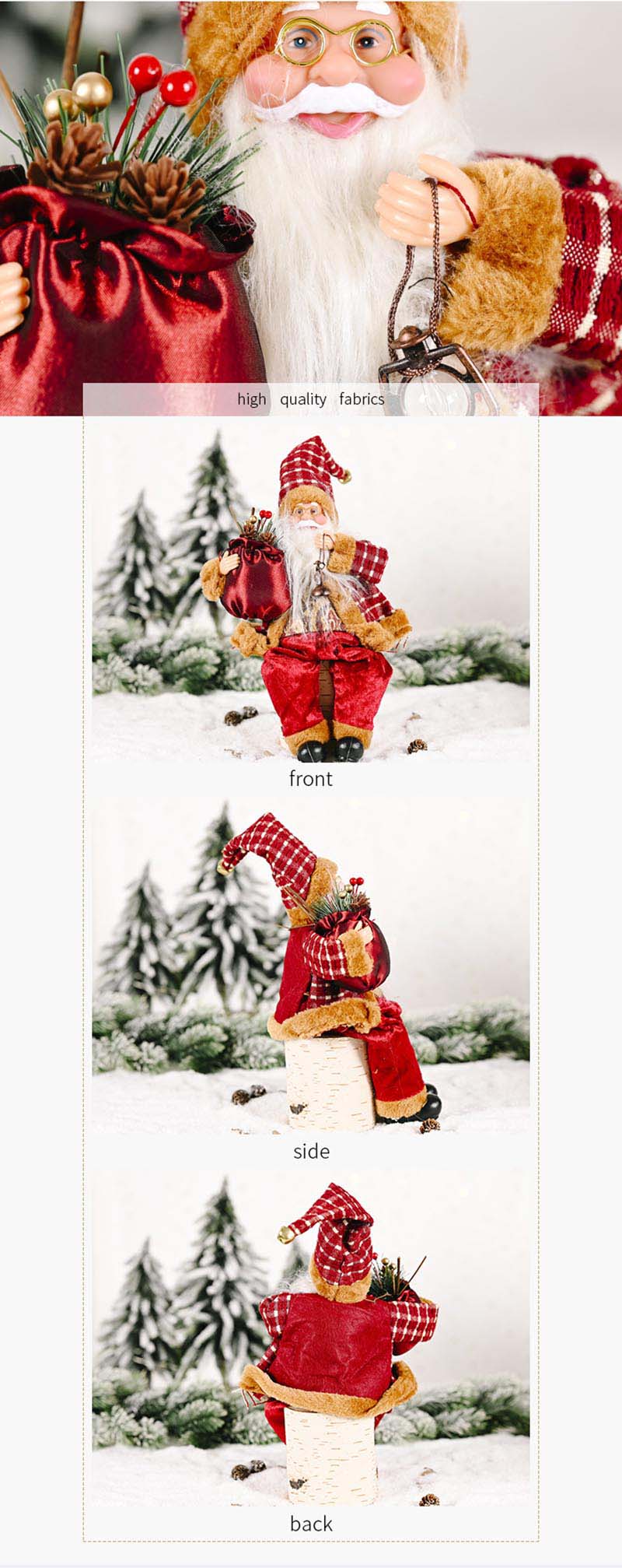 楽天市場】クリスマス 飾り サンタクロース サンタ老人 卓上