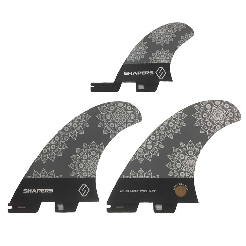 SHAPERS FINS ASHER PACEY5.59 Twin Fin + optional traier fin S2BASE