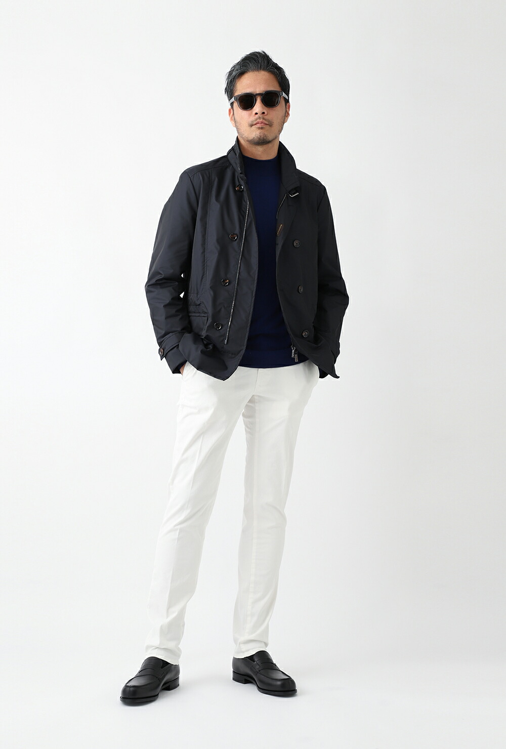 JOHN SMEDLEY ジョンスメドレー モックネック ニット/HARCOURT