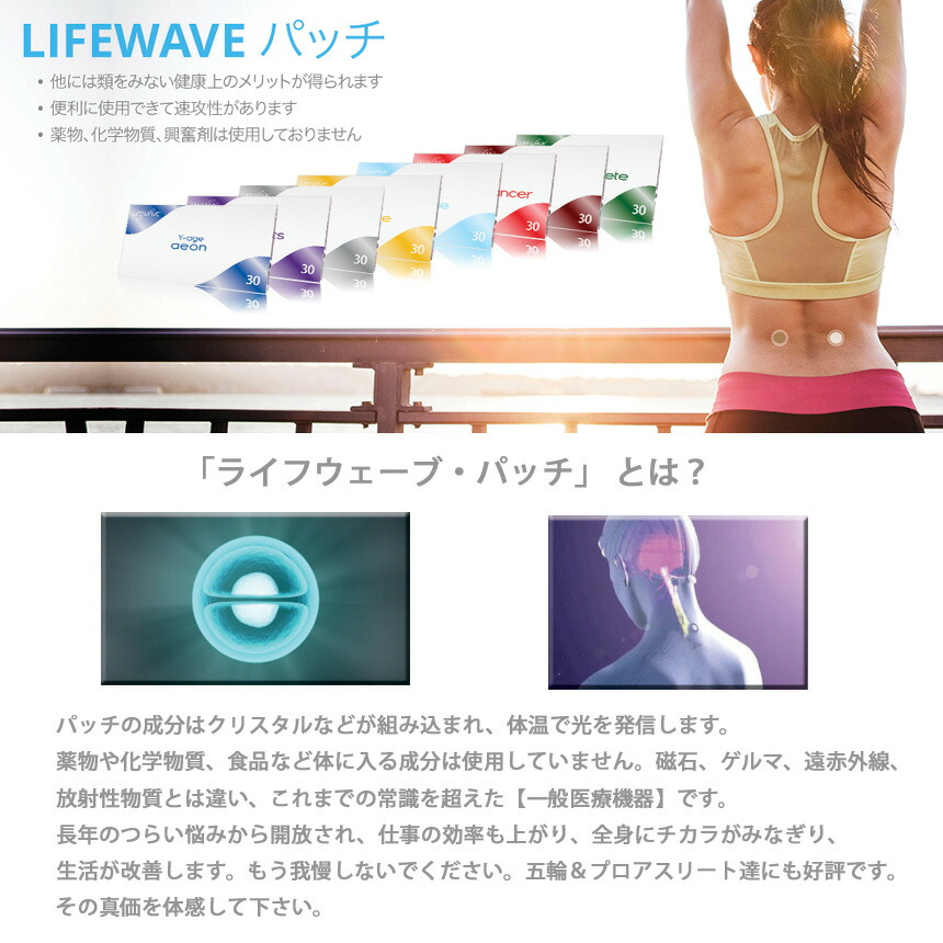 楽天市場】【セット販売】LifeWave X39 Patches +IceWave Patches