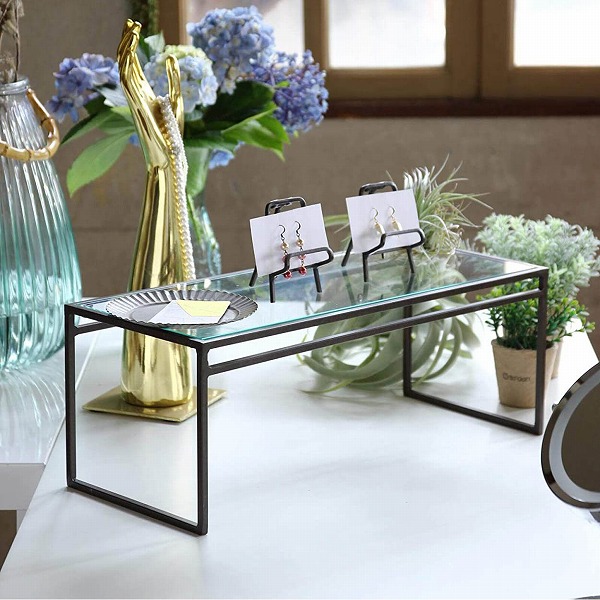 楽天市場】ジョセフアイアン ガラスディスプレイ台 3段 スクエア