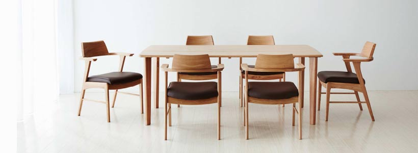 ❤送料込み✨ミキモク✨Mikimoku✨ダイニングテーブル✨チェア 雅』シリーズ！MIKIMOKU(ミキモク) ダイニング7点セットが入荷しま