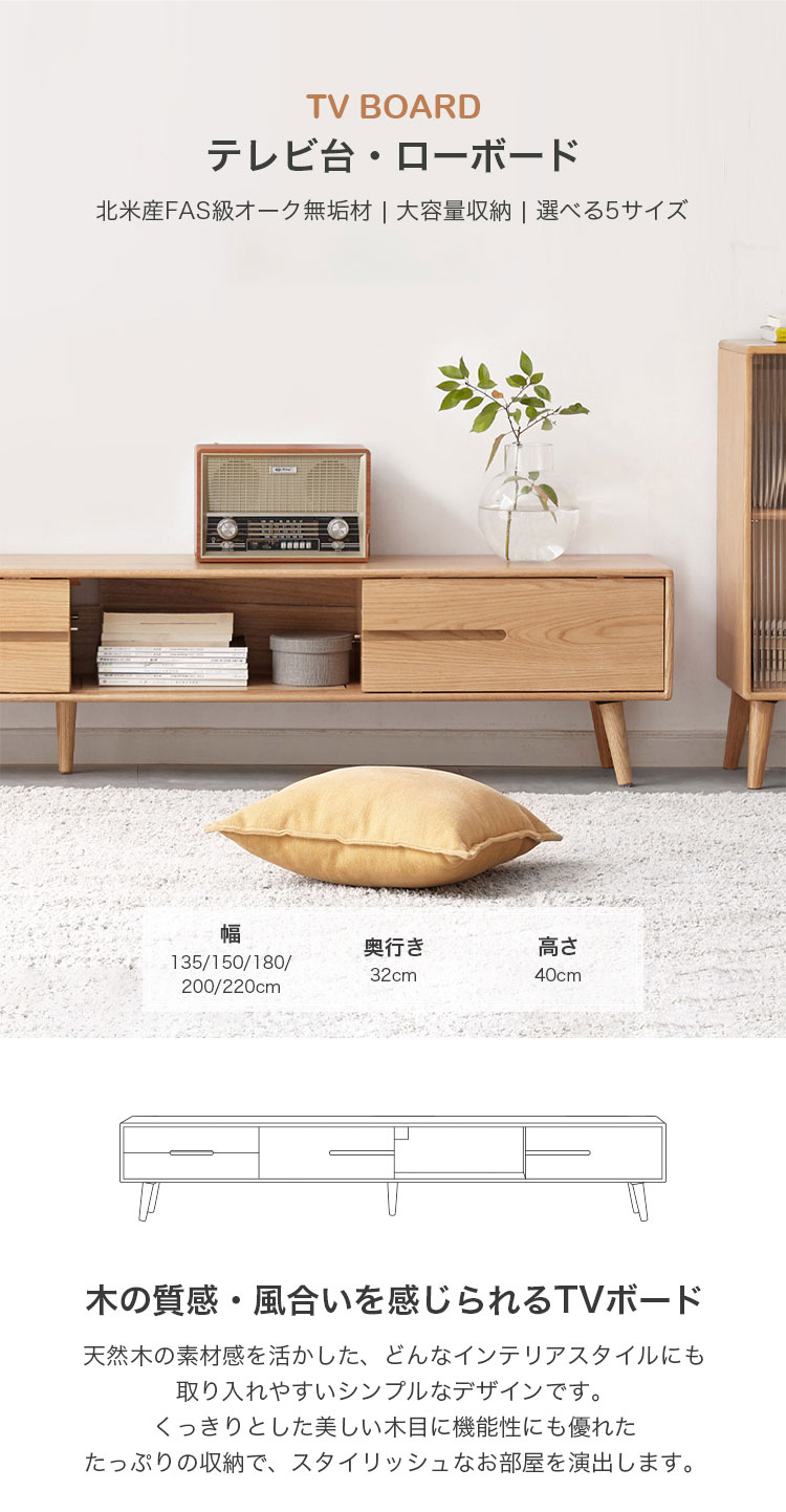 楽天市場】【8%クーポン P2倍 23日まで】テレビ台 ローボード 150