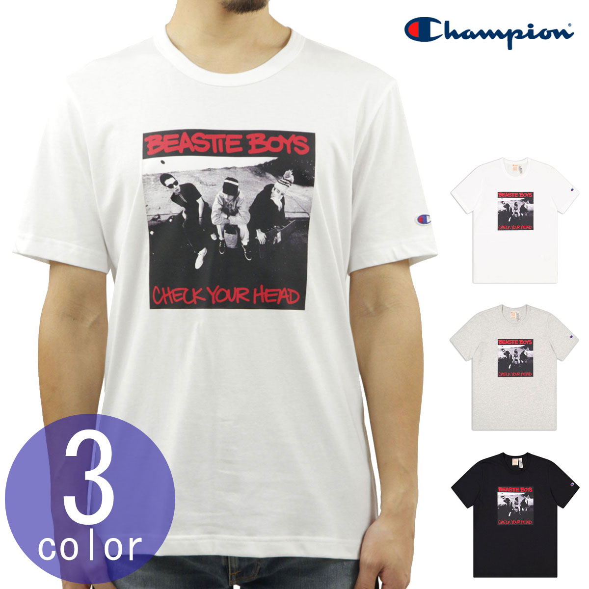 楽天市場】チャンピオン メンズ 半袖Tシャツ 正規品 CHAMPION
