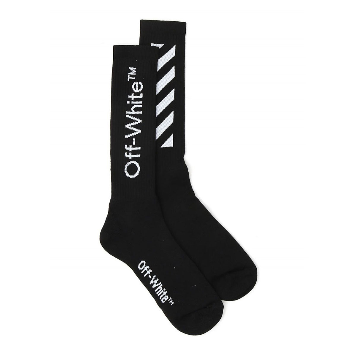 オフホワイト 靴下 メンズ 正規品 OFF-WHITE ソックス DIAG MID LENGHT