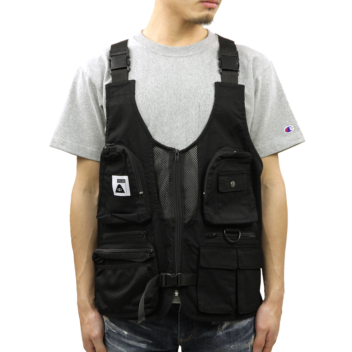 ポーラー ベスト メンズ 正規販売店 POLER アウター フィッシング