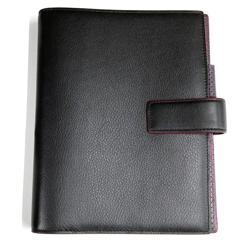 1点限り】ASHFORD システム手帳 A5サイズ 19mmリング ホック ソーホー