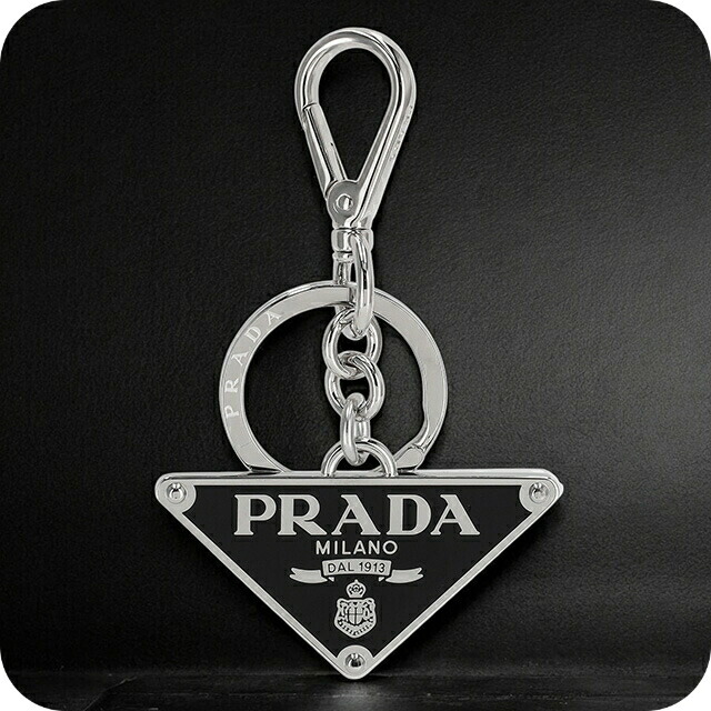 プラダ キーリング メンズ レディース ブランド PRADA 1PS057 シルバー