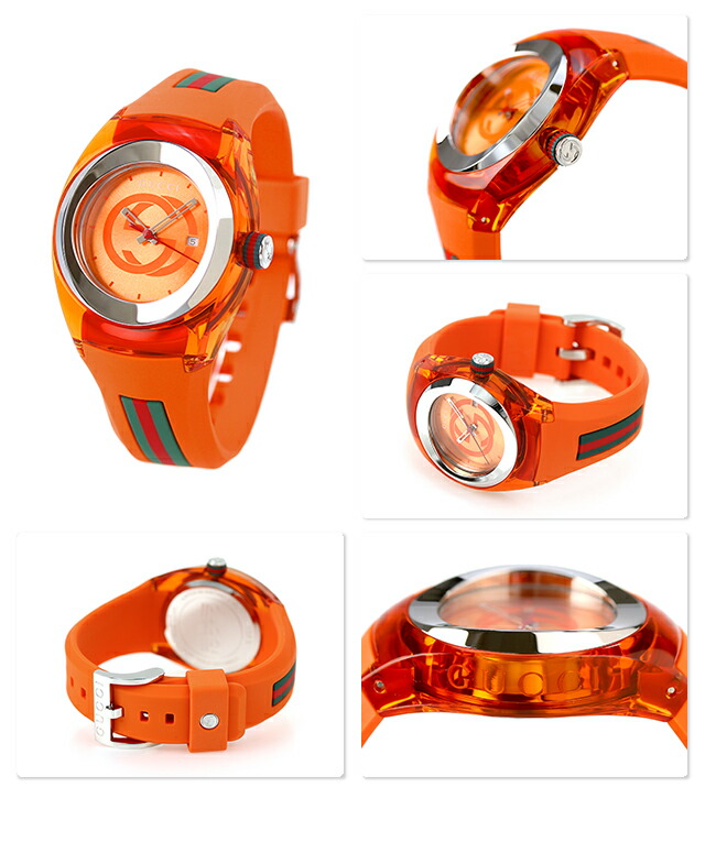楽天市場】グッチ 時計 レディース GUCCI 腕時計 シンク 36mm オレンジ